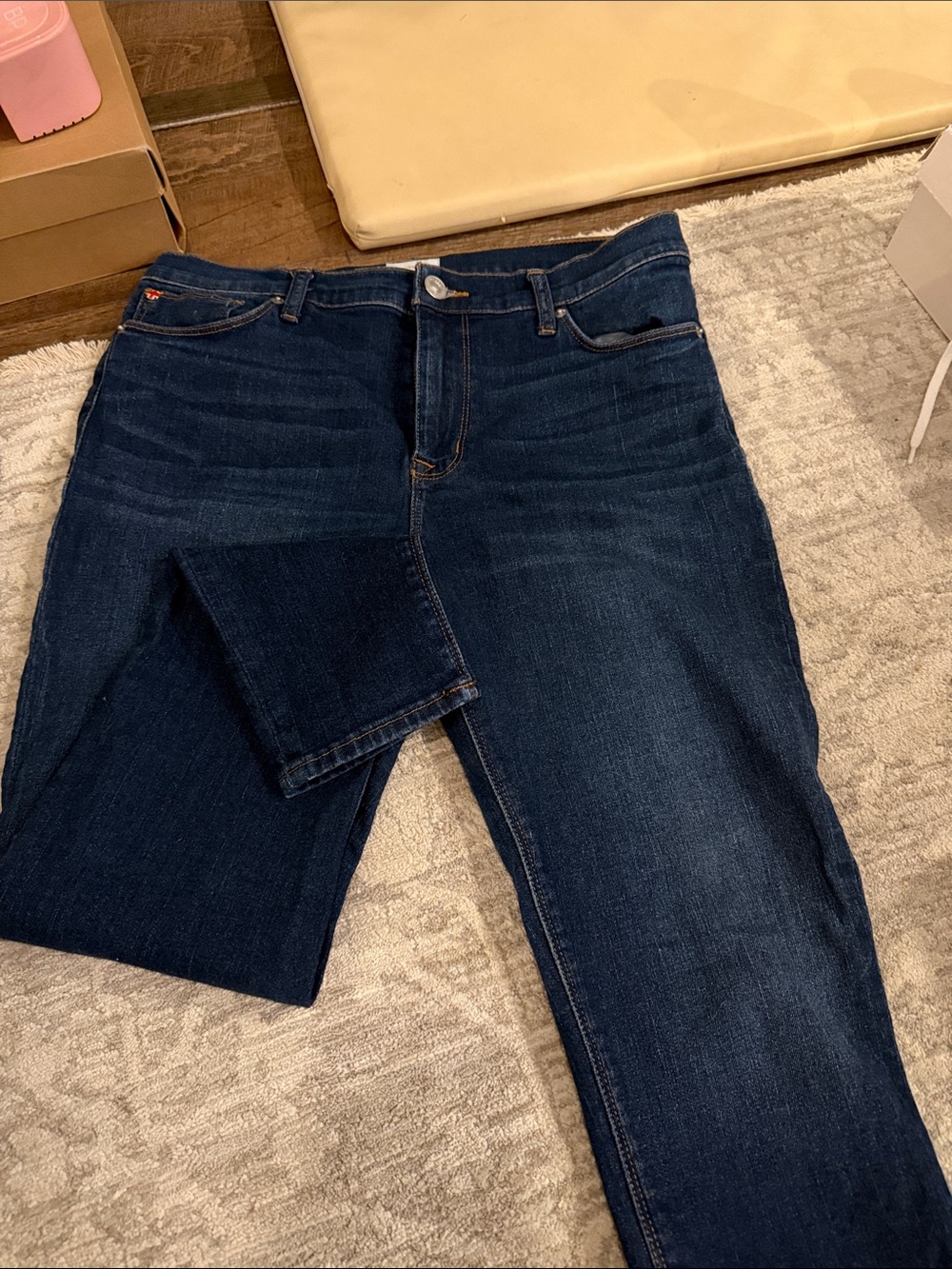 Hudson Jeans Men's Deep Indigo Slim Straight Jeans